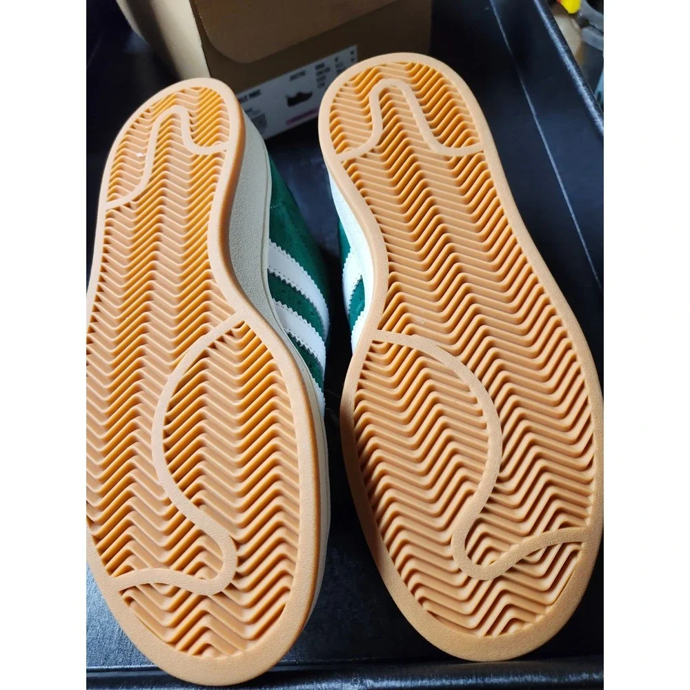 Adidas Campus 00s Originals Size 9.5 Green/cloud White Big Strings NWT - Picture 4 of 10